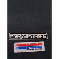 STICKER EMBLEM HRC FILTER TIMBUL 3D
