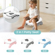 2-In-1 Go Portable Potty With Travel Bag, Travel Potty Seat For Toddler- Foldable Training Toilet Ch