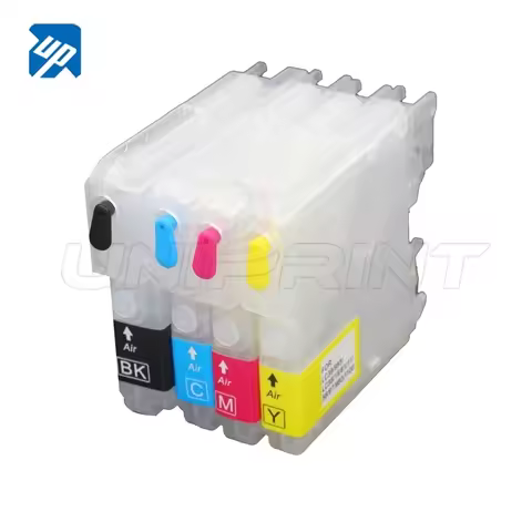 for Brother LC11 LC16 LC38 LC61 LC65 LC980 Refillable ink Cartridge for DCP-J140W 145C165C 185C 195C