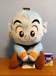 (清貨) 日本 限定 罕見 迪士尼 燈神 阿拉丁 Aladdin 神燈精靈 大公仔 有牌