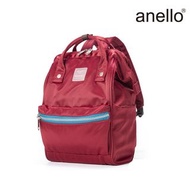 日本 Anello 酒紅色珠光牛津布 SABRINA 輕量 背囊