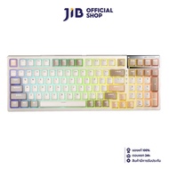 WIRELESS KEYBOARD (WIRELESS KEYBOARD) AULA F98 GASKET MECHANICAL (WHITE SWITCH) (BROWN/PINK/ORANGE)