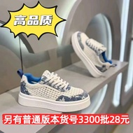 Ready Stock Casual Sports Shoes Thick-Soled Mesh Breathable Men's Shoes Trendy Shoes 8ACN