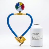 R134a meter hose with R134a Refrigerant Gas 340g Package