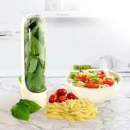 New product 2024 Herb Savor Storage Container Freshness Herb Keeper Transparent Refrigerator Herb Sa