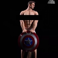 Avengers Captain America Iron Man Chris Evans Bird Watching GK Statue Figure Model Doll