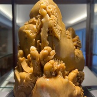 稀有3688克 昌化田黃雕件 擺件 老物件收藏品 #壽山石 #田黃