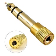 FT✿6.5mm 1/4 Male to 1/8 3.5mm Female Headphone Jack Adapter Plug Stereo Audio