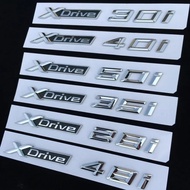 3d ABS Car Fender Side Emblem Rear Trunk Badge XDrive 20i 28i 30i 35i 40i Logo For BMW X1 X2 X3 X4 X
