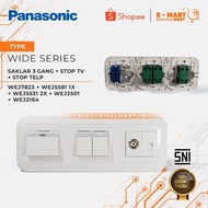 Panasonic Combination Switch WEJ 5581W + WEJ 2 x 5531W + WEJ 2501W + WEJ 2164W White