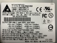 DELTA 台達電 電源供應器(ASUS拆機良品) GPS-350AB A REV:00F