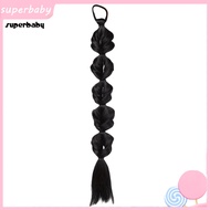 Superbaby Bubble Braids Extension with Hair Tie Long Hair Extension Bubble Braids Hair Extension wit