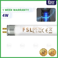 FSL T5 Insect Killer MOSQUITO MONEY DETECTOR UV Glass Tube F4T5/BL F4T5 4W 4 WATT IK365 IK610 IK505 