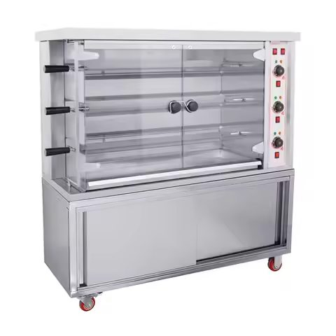 for Electric Chicken Rotisserie with cabinet Rotisserie machine roasted Chicken Oven Rotisserie