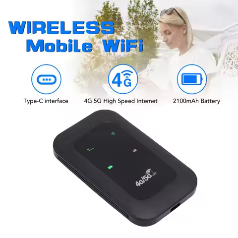 4G/5G Mobile WIFI Router 150Mbps 4G LTE Wireless Router 2100mA Portable Pocket MiFi Modem Mobile WiF