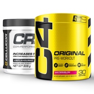 Cellucor Pre Workout & Creatine Bundle, C4 Original Pre Workout Powder, Watermelon, 30 Servings + Co