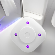 Đèn Khử Trùng Bồn Cầu Tia UV Tự Động – Sạc USB Kèm Viên Thơm Chống Nước IPX4 Gắn Nắp Toilet Dễ Dành