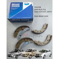 Original Bendix DS0229B Brake Shoe Rear Proton New Saga VVT 2016 BLM, FLX (belakang)