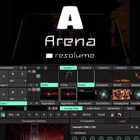Resolume Arena 7.23.. Software and Wire Quick online authorization ( No need for transportation )
