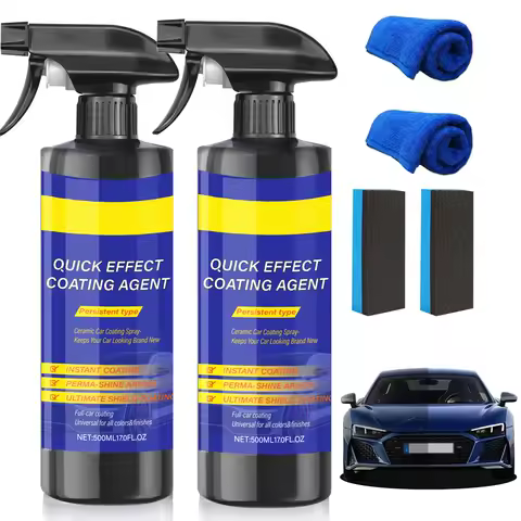Car Coating Spray Quick Effect Coating Agent Coat Car Wax Car Scratch Wax Coating Spray Oil Film Emu