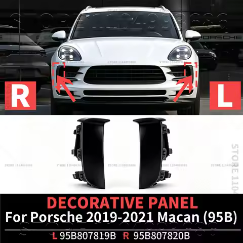 For Porsche 2019 2020 2021 Macan (95B) Front Bumper Decorative Panel OEM 95B807820B 95B807819B 95B80
