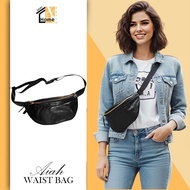 Lucky Aiah PU Leather Waist Bag for Women Chest Bag for Women Crossbody Bag for Girls