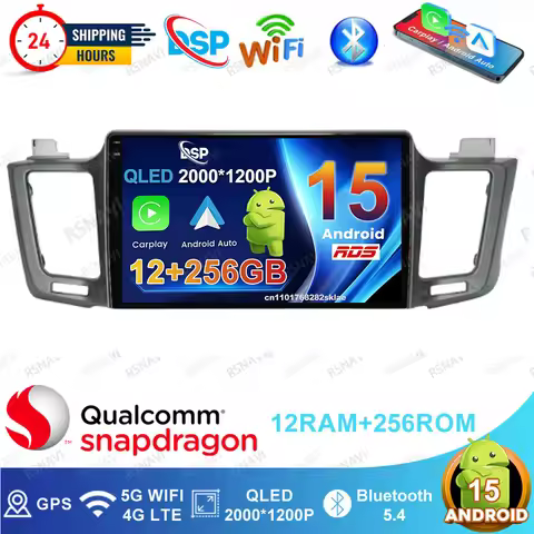 Android 15 Car Radio For Toyota RAV4 4 XA40 5 XA50 2012 - 2018 Tesla Model Y Accessories 2025 Golf M