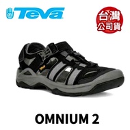 TEVA|Men OMNIUM2 Toe Protection Amphibious Functional Sandals Casual Dual-Use T1019180blk Black/Gray