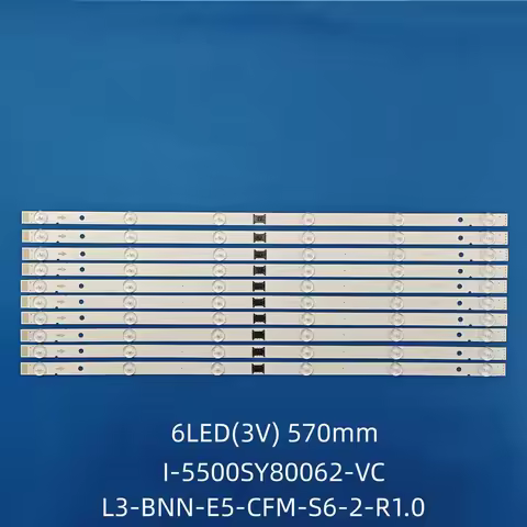 LED Backlight Strips 6LED For KD-55X8000H KD-55XH8096 KD-55XH8196 XBR-55X800H I-5500SY80062-VC LM41-