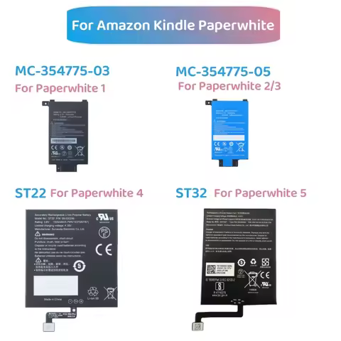 MC-354775-03 MC-354775-05 ST22 ST32 Replacement Li-Po Battery For Kindle Paperwhite 1 2 3 4 5 Ebook 