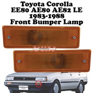 Toyota Corolla EE80 AE80 AE82 LE 1983-1988 Front Bumper Lamp Bumper Light Signal Lamp Lampu Bumper