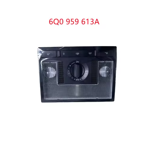 Black Dome Reading Light Switch, For VW Polo 9N 2002-2010, Fox EU, Altea, Leon, Toledo, 6Q0 959 613A