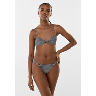 BERSHKA GINGHAM BIKINI BOTTOM