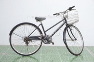 จักรยานแม่บ้านญี่ปุ่น - ล้อ 27 นิ้ว - มีเกียร์ - สีดำ [จักรยานมือสอง]
