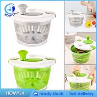 [Homyl4] Fruit Washer Cooking Multiuse 360 Rotate Vegetable Dryer Vegetable Washer Dryer for Onion Lettuce Vegetables Spinach Fruit