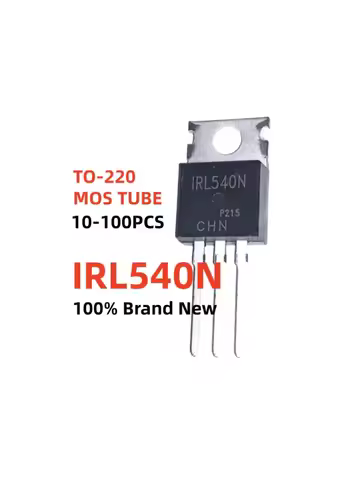 10~100Pcs Brand New IRL540NPBF IRL540N N-channel MOSFET field-effect transistor TO-220 In Stock