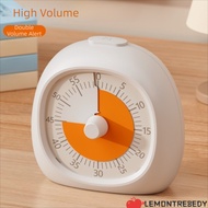 LEMONTRE8EDY Visual Timer, 60 Minute Plastic Countdown Timer, Practical Focus Aid Silent Study Timer