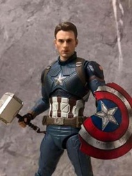 全新現貨1/12 閃回 shf marvel avengers endgame  captain America 美國隊長 頭雕Manipple最後一盒