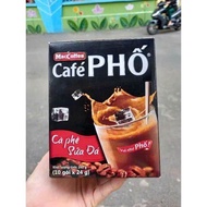 1 HỘP 10 GÓI. CÀ PHÊ MACCOFFEE ĐEN ĐÁ. CÀ PHÊ PHỐ SỮA ĐÁ.