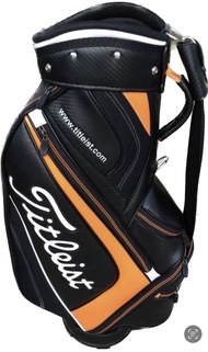 Golf bag 9”⛳️ ถุงกอล์ฟ Titleist วัสดุเป็นหนัง PVC ซิปกันน้ำ แข็งแรง สวยงาม