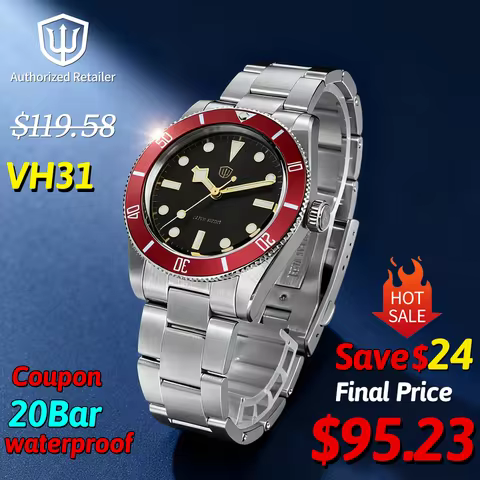 Watchdives Wd7922 Luxury Watches VH31 Fashion Quartz Watch 20Bar Waterproof Sapphire Crystal Luminou
