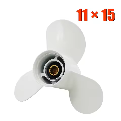 11 x 15 Aluminum Outboard Propeller For Yamaha 40-60HP 663-45943-02-EL 3 Blades Aluminum Alloy Boat 