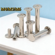 [FGH-GY] Book binding screw/ chicago screw / scrapbook photo album/ nickel binding screw M4/M5/M6