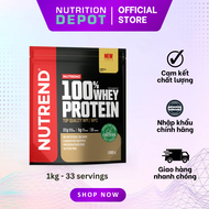 Sữa tăng cơ cho người tập gym - Whey Protein Nutrend 100% (Túi 1kg x 33 lần dùng) - Nutrition Depot
