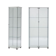 Koncept Furniture Showcase 43 80 cm. Flassy White Clear