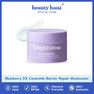 GLAD2GLOW Blueberry 5% Ceramide Moisturizer - Glad2glow Ceramide Moisturizer, Facial Moisturizer to 