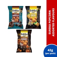 Eureka Popcorn Assorted Flavours - Crispy Chocolate/Savoury Cheese/Classic Caramel (42g)