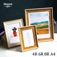 【Safety Packaging】Picture Frame Gambar Photo 4R 6R 8R A4 Modern Design Wood Photo Horizontal/Vertica
