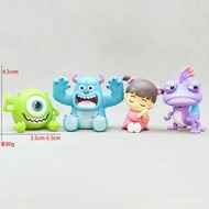 4Pcs Add To Wish List University Monsters Inc Figures James P. Sullivan Anime Action Figure Michael 
