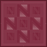 Monogram 02 ผ้าคลุม Signatue (Premium matte silk nano) Size 115x115 cm [N Able Style]